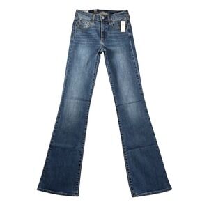 Gap NWT Perfect Boot Mid Rise Jeans Women's Size 26/2 Regular Blue Denim